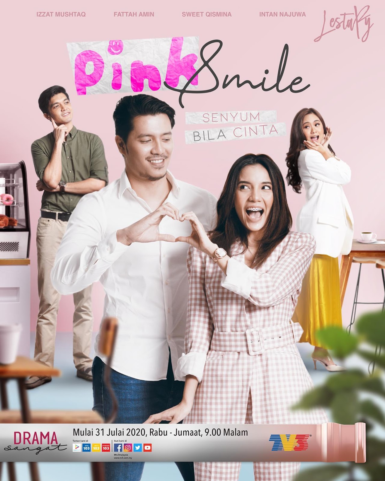 Pink Smile Drama TV3 Online Tonton Free Episode